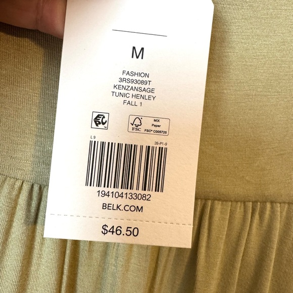 NWT Wonderly Sage Top  MEDIUM   SPRING/SUMMER    #N - Picture 9 of 9